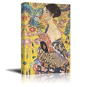 Lady with Fan by Gustav Klimt