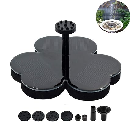 Mjlxy Fontaine Solaire 6v 15w Fontaine Extérieur De