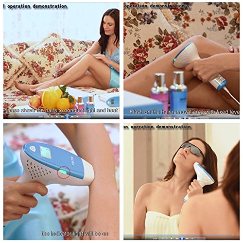 IPL Hair Removal Device - TUMAKOU MLAY M3 Permanent Painless Hair Removal Device, FDA Approved, 300000 Flashes Professional Light Epilator For Woman and man,3in1 (HR+SR+AC)