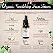 Alteya Organics Face Serum USDA Certified Organic Skin Care 0.68 Fl Oz/20 mL Bio Damascena Award-Winning Rose Otto Treatment With Organic Bulgarian Rose Oil Nourishing, Skin-reviving and Illuminating