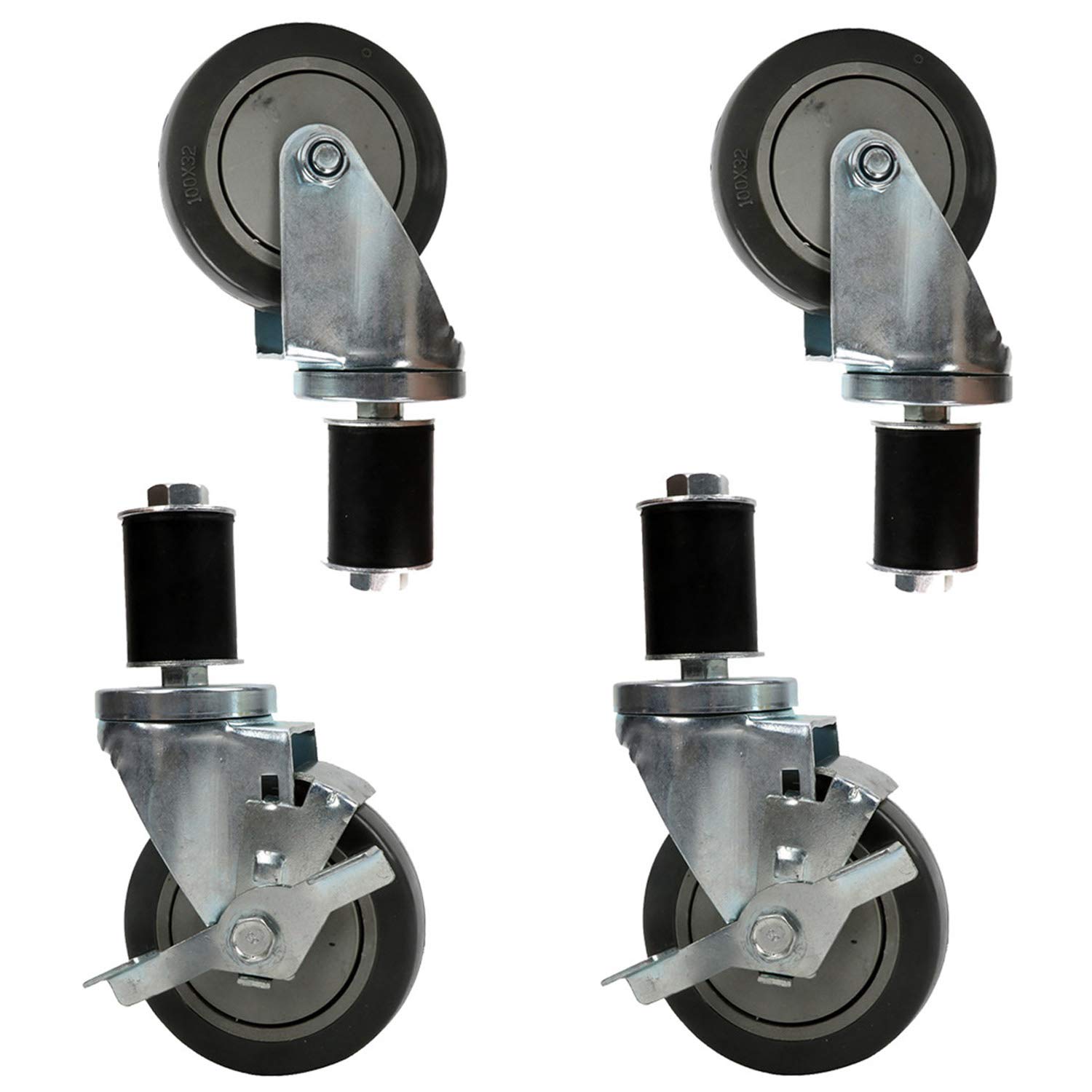Lehom Swivel Caster Wheels 4 Pack 4 inch 360 Degree Heavy Duty Casters
