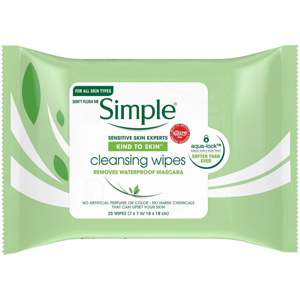 green makeup wipes