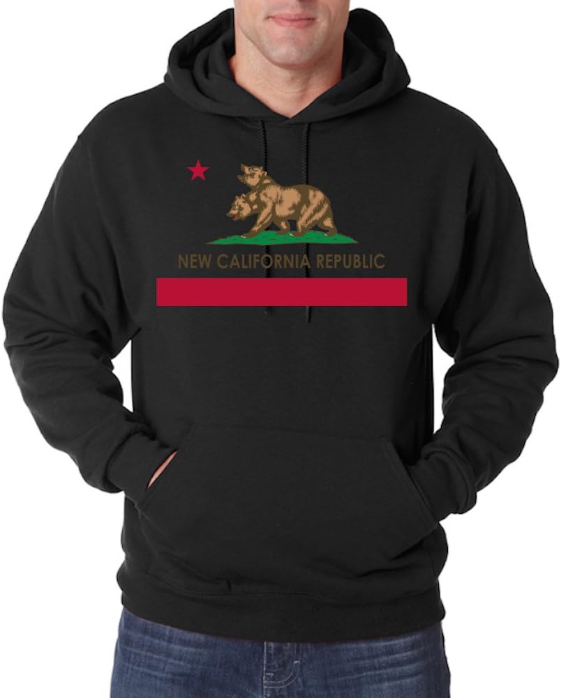 TRVPPY Men's Hooded Sweater Jumper Hoodie Model New California Republic, in Different Color and Sizes