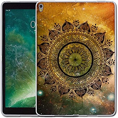iPad Pro 10.5 Case, KHKJ Pattern Design [Clear Bumper] [Anti-Scratch] Soft TPU Skin Back Cover For Apple iPad Pro 10.5 inch (Style:05)