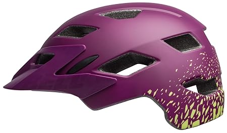 BELL SIDETRACK Child Kinder-Fahrradhelm - mat Plum/pear