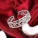 KACON Sterling Silver Bangle Bracelet, Fashion Simple Open Bangles Cuff bracelets for Women