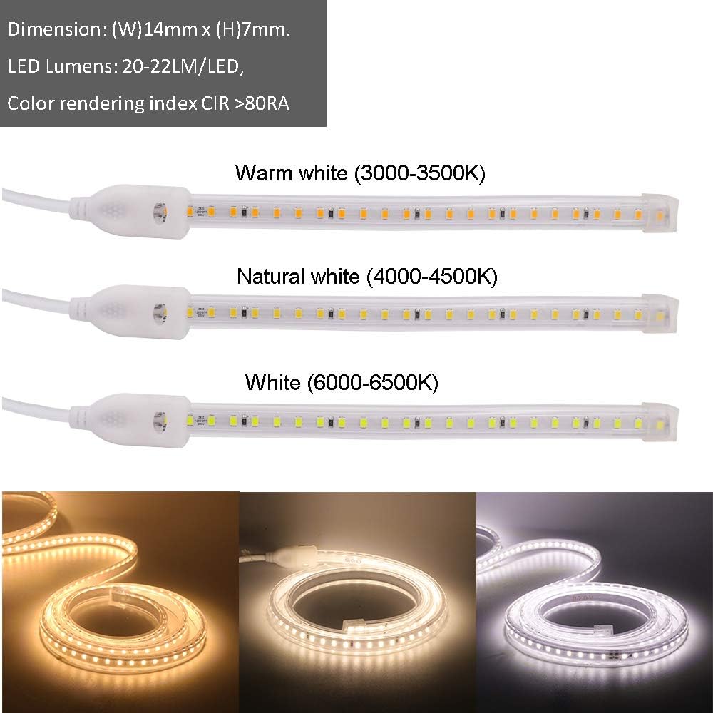 GQL 220V-240V LED Strip (Cut to 20cm) with Switch Power Supply - Image 5