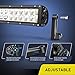 LED Light Bar Nilight 32 Inch 180W Spot Flood Combo LED Driving Lamp Off Road Lights LED Work Light Boat Jeep Lamp,2 Years Warrantythumb 4