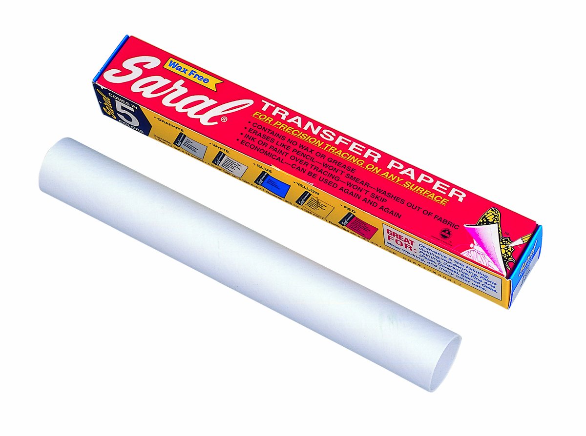 WHITE SARAL WAXFREE Transfer (Tracing) Paper For Precision Tracing on