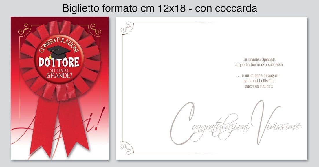 Biglietto D Auguri Laurea Congratulazioni Dottore Amazon It Cancelleria E Prodotti Per Ufficio