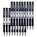 Sunacme Retractable Rollerball Pens, Medium Point Black Ink Gel Pens Set for Smooth Writing with Comfort Grip(18-Piece, 0.7mm) (0.7)