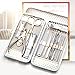 Manicure Pedicure Kit, Nail Clippers Set of 18 Pcs, Professional Grooming Tools with Travel Case - Gold