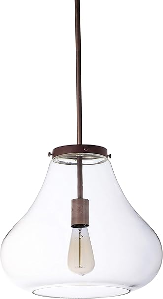 Stone Beam Modern Metal And Glass Hanging Ceiling Pendant