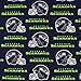 Cotton NFL Seattle Seahawks Football Print Cotton Fabric -By the Yard