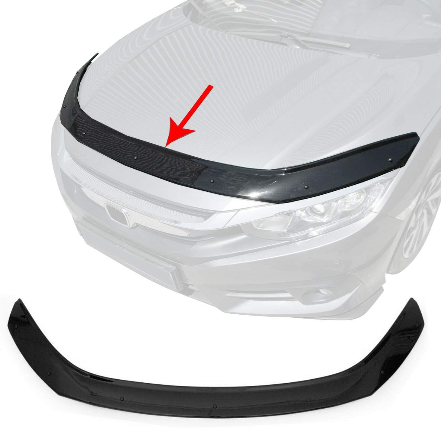 Honda civic bug deflector