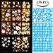 JOYIN 138 PCs Snowflake Window Clings Decal Stickers for Winter Christmas Home Decorations Ornaments Holiday Party Supplies.
