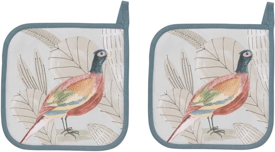 Now Designs Basic Potholders, Provencal Yellow, Set of 2: Home & Kitchen