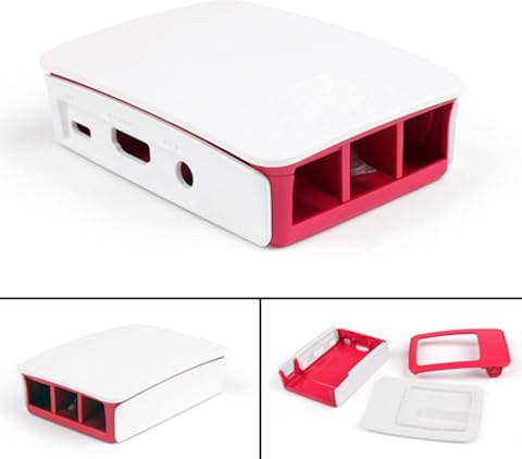 Areyourshop - Funda oficial + kit de enfriamiento de aluminio para Raspberry Pi 3 modelo B