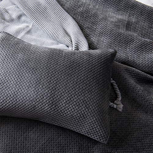 image for KASENTEX Plush Poly-Velvet Lavish Design Quilt Set with Brushed Microf