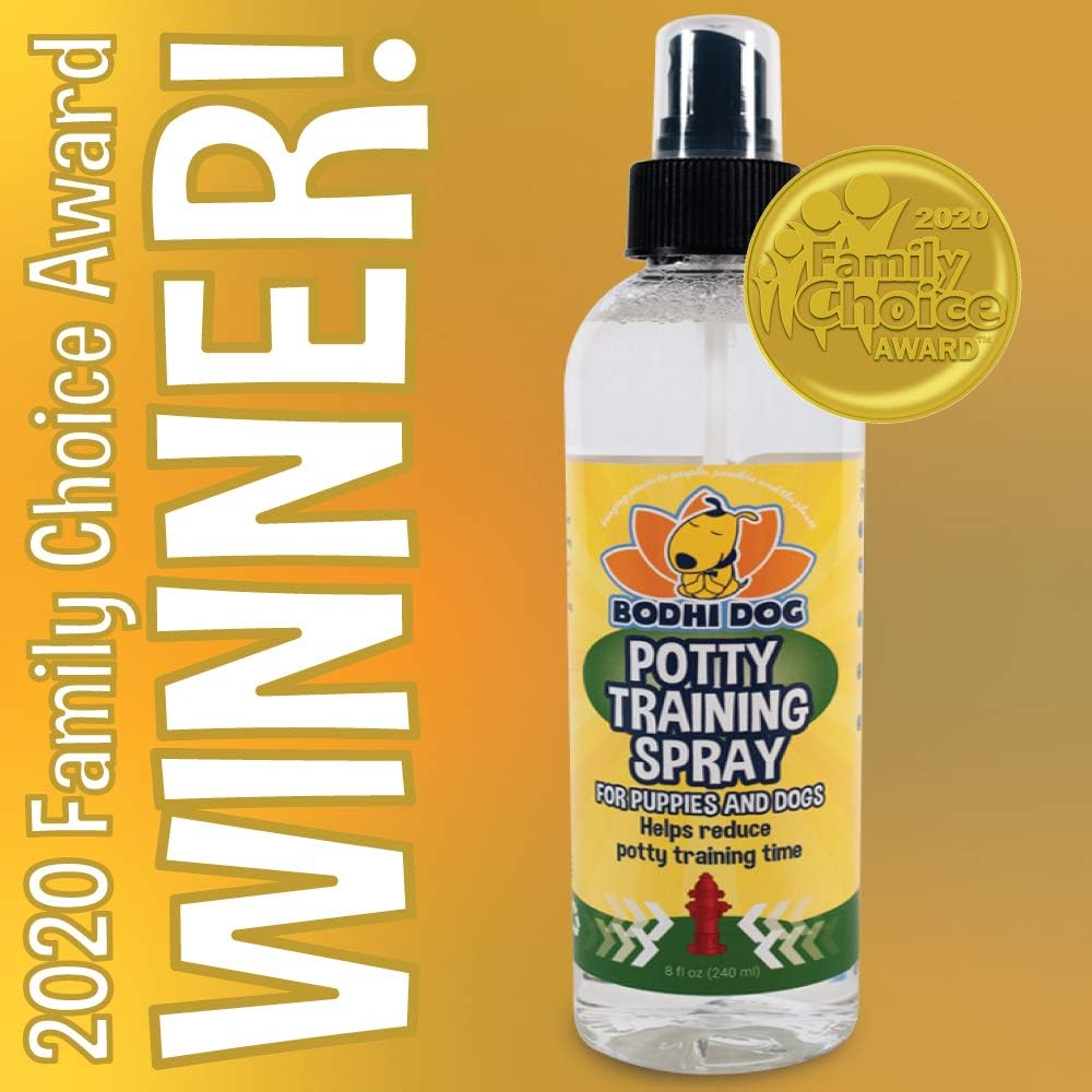 Bodhi Dog Potty Training Spray | Indoor Outdoor Potty Here Training Aid for Dogs & Puppies | Puppy Potty Training for Potty Pads | Made in USA | 8oz : Pet Supplies