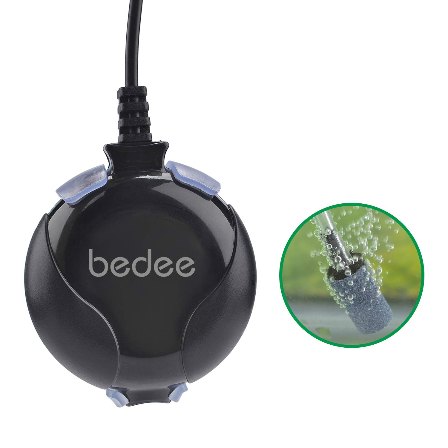 Pompa D\'aria per Acquario,bedee Mini Pompa Ossigeno Acquario Ultra Silenziosa a Risparmio Energetico 1W con Tubo D\'aria e Tubo Flessibile di Silicone, 220V