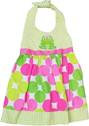 pink and green sundress