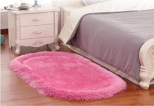 XXFFH Alfombra Alfombra De Color Sólido Simple Dormitorio Frente De La