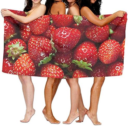 Unisex Bath Towels Strawberrys Large Towel Blanket Maximum Softness And Absorbency For Luxury Hotel & Spa