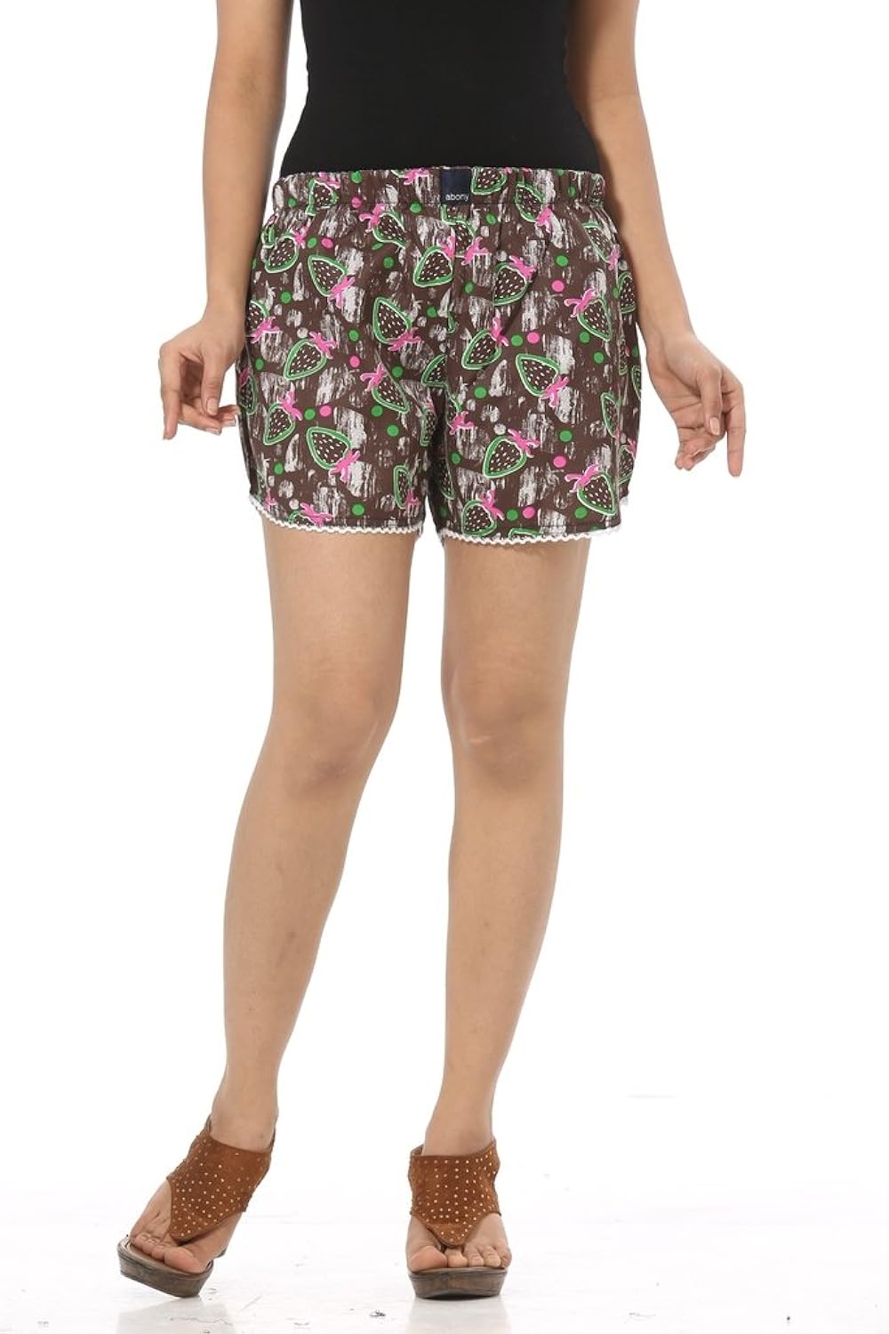abony multicolor printed women's short