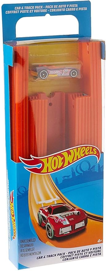 Hot Wheels 15 Feet Of Track And A Bonus Car - Multi Color