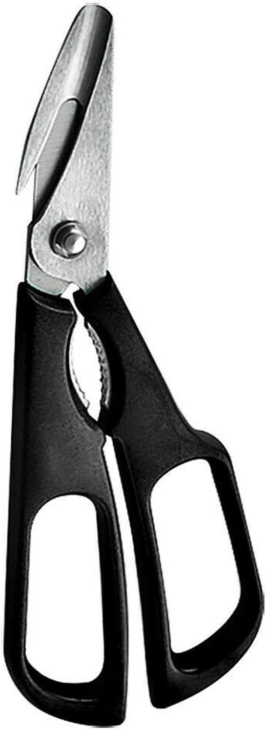Seafood Shears,Detachable Kitchen Scissors Multifunctional Crab Cutter Stainless Steel Crab Eating Tool Shellfish Shears Seafood Tongs with Lobster Cracker and Soft Grip Handles B