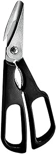 Seafood Shears,Detachable Kitchen Scissors Multifunctional Crab Cutter Stainless Steel Crab Eating Tool Shellfish Shears Seafood Tongs with Lobster Cracker and Soft Grip Handles B