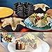 TXIN Nonstick Tortilla Pan Set, 4pcs Thicken Steel Taco Salad Bowl Makers Tortilla Shell Makers Food Grade Safety