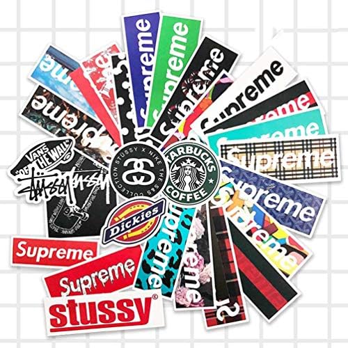 Fashion Laptop Stickers Waterproof Skateboard Pad MacBook Car Snowboard Bicycle Luggage Decor (29pcs)
