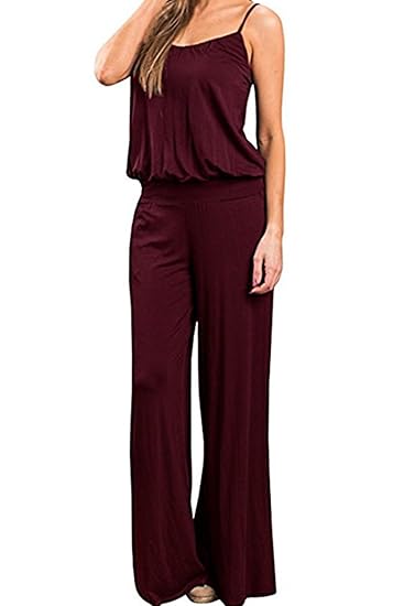 burgundy womens jumpsuit