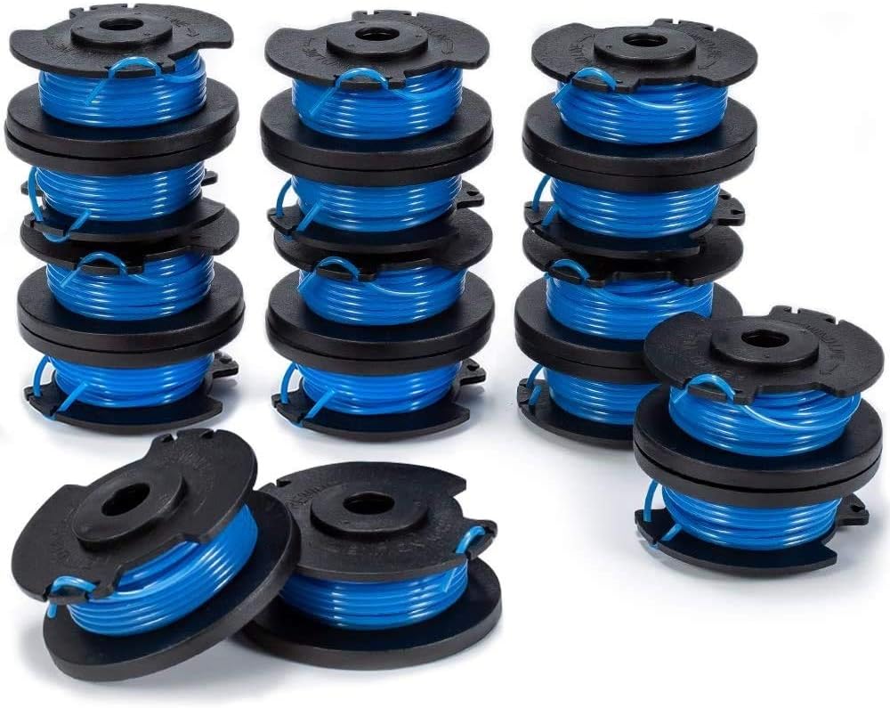 Eventronic Line String Trimmer Replacement Spool, 0.065-Inch Autofeed Spools Compatible with Ryobi 18V, 24V, and 40V Cordless Trimmers (Pack of 6) : Garden & Outdoor