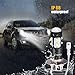 Loriver 2pcs H3 Fog/Driving Lights LED Light Bulbs 6000K Bright White 50W 6000LM