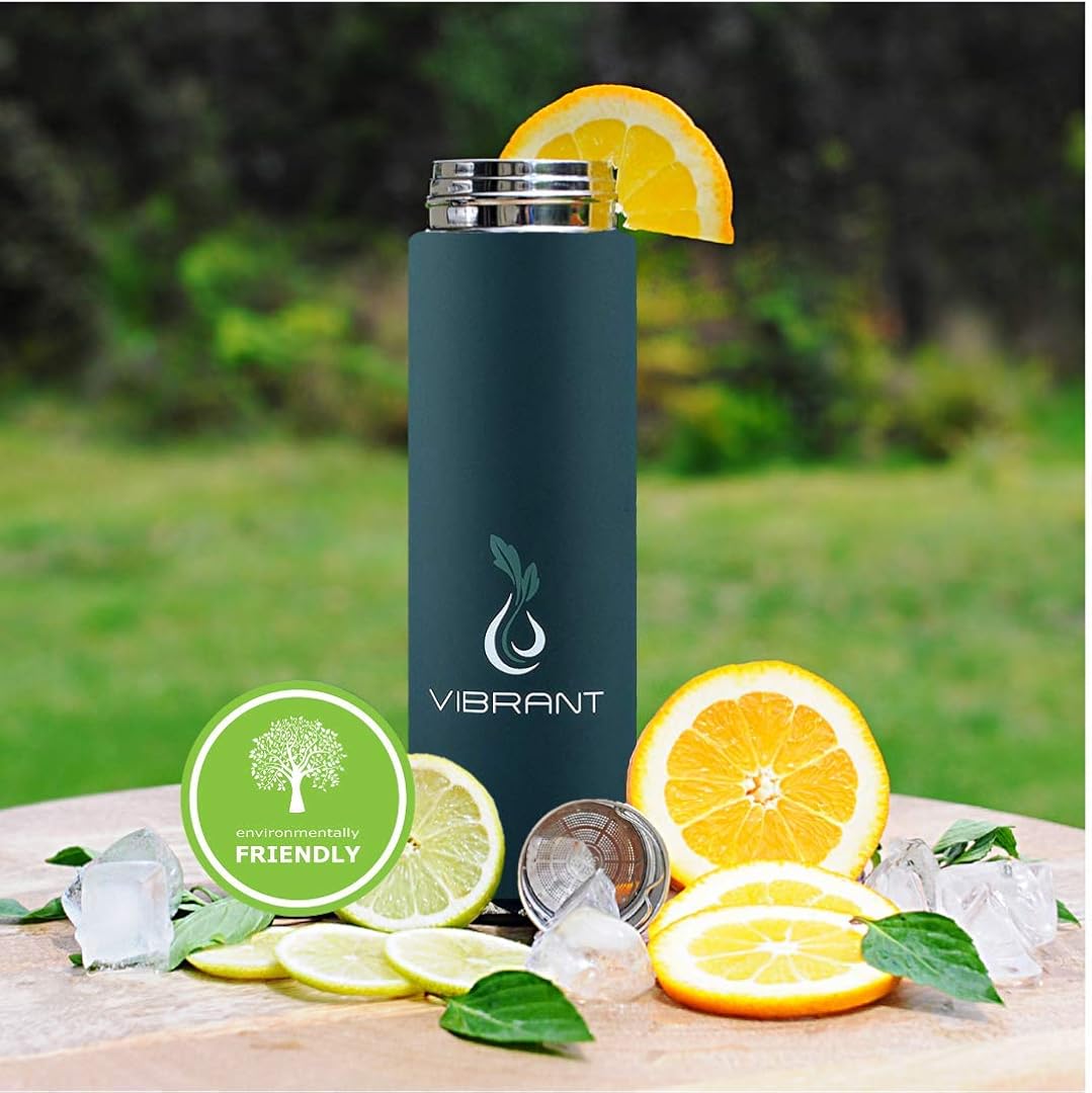 vibrant tea infuser bottle