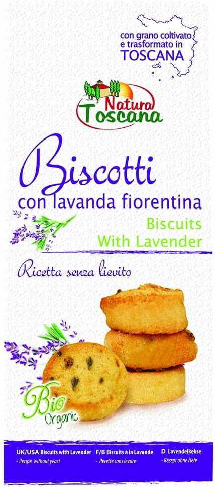 Nature Tuscany Cookies With Lavender Fiorentina 200g Amazon Co Uk