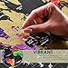 Scratch Off Map of The World, Premium Quality 36x24 World Map Poster w/US States & Country Flags, Includes Buttons and Scratcher, Detailed Cartography, Glossy Finish. Perfect Gift by MyNewLands!