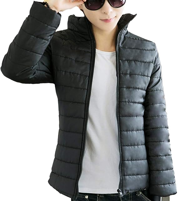 Amazon ポップレオン 中綿ジャケット 大きいサイズ 冬 冬服 カジュアル 軽量 フード無し 防寒 フード ショート アウター アウトドア 保温 着痩せ ジャケット 中綿 ミドル丈 中綿コート 暖かい 無地 ブルゾン スポーツ おしゃれ ライトダウン 防風 高校生 ダウン 通学 通勤