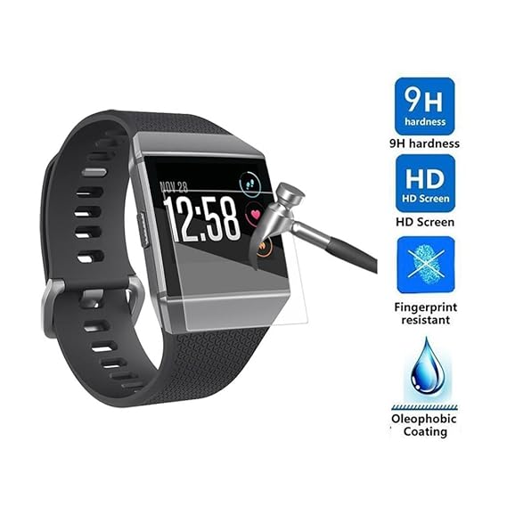 Amazon.com: For Fitbit Ionic Screen Protector-Becoler 6PC ...