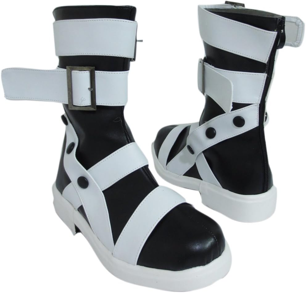 YuanCos Maka Albarn Scythe-Meister White Halloween Cosplay Shoes