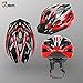JBM Adult Cycling Bike Helmet Specialized for Men Women Safety Protection CPSC Certified (18 Colors) Black/Red / Blue/Pink / Silver Adjustable Lightweight Helmet with Reflective Stripe and Remova