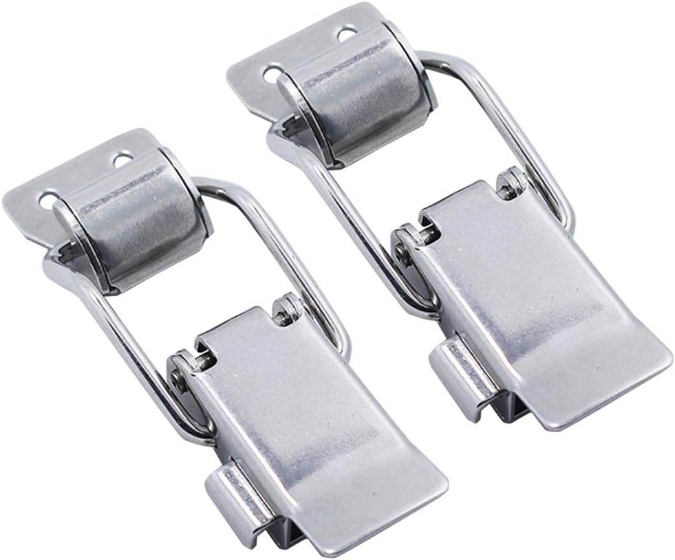 LIOOBO 2pcs Pull Latch Toggle Latch Clamp Stainless Steel