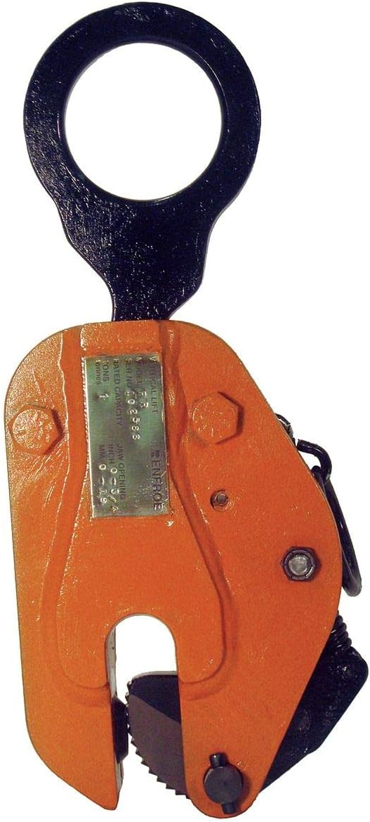 Renfroe Plate Clamp, 6000lb, Vertical, 0 to 1-1/4In - FR-03.00-A