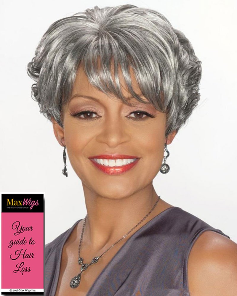 Amazon Com Charlotte Wig Color 1 Black Foxy Silver Wigs Short