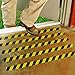 Gator Grip Traction Tape, Premium 60 Grit Hazard Stripe Anti-Slip Adhesive Tape, Indoor/Outdoor, Great for Stairs, Docks & Ramps, Yellow/Black, 2 inch x 60 ft,SG3902YB
