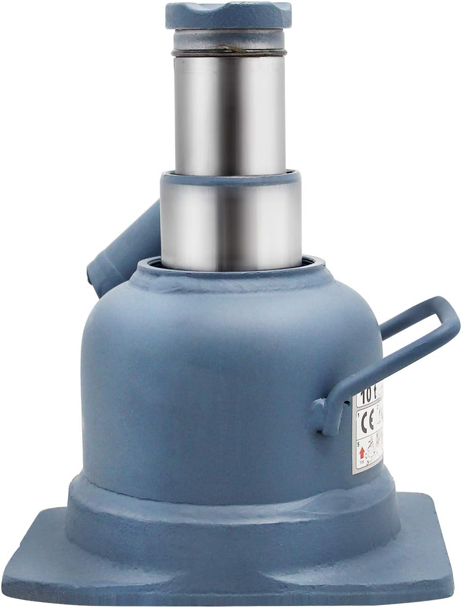 BAOSHISHAN 10 Ton Low Profile Bottle Jack Double Ram 4-7/8’’ to 8-7/8’’ Lifting Range Hydraulic Jack: Home Improvement