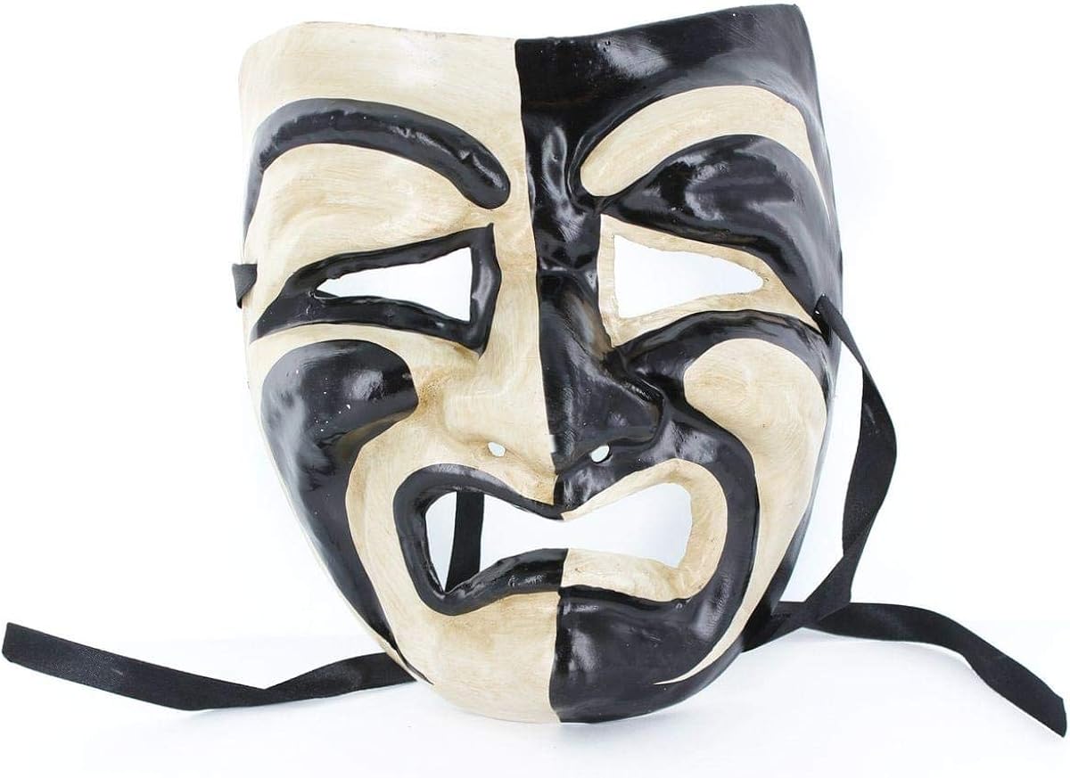 Carnival Joker Masquerade, Mardi Gras Mask Sad